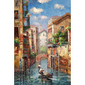Pintura al óleo del arte de la lona de Venecia